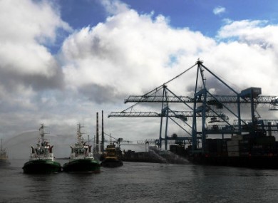 Dublin Port, photographed earlier this year.