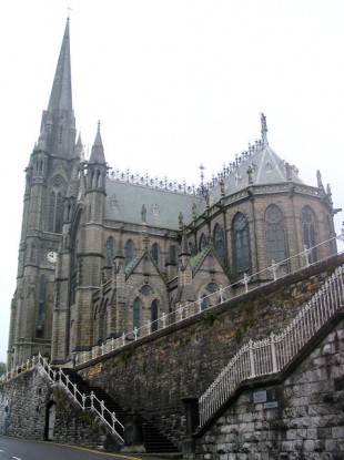 St Colman's Cathedral, Cobh, where John Butler's funeral will take place tomorrow morning