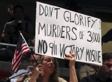 Opponents of a new mosque a few blocks from the World Trade Center believed that the project 'glorified' the people responsible for the 9/11 attacks.