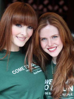 Irish lovelies at the launch of City of a Thousand Welcomes, which begins on June 16th