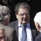 Fomer SDLP leader John Hume attends the funeral of former Taoiseach Dr. Garret FitzGerald at the Sacred Heart Church in Donnybrook, Dublin.