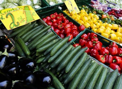 Cucumbers are thought to be the source of the contamination.