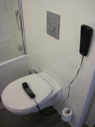 Twenty-four per cent of Irish people say they make calls in the bathroom