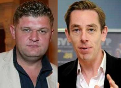 Brendan O'Connor, left, and Ryan Tubridy front RTE's two primetime chat shows