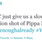 Guardian Sports Blog Editor Steve Busfield gets fed up with the constant shots of Pippa Middleton during Murray's game on Friday.