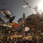 An Afghan man feeds pigeons outside the shrine of Shah-E-Doshamshera on the 21st day of Ramadan in Kabul, Afghanistan. 


(AP Photo/Dar Yasin)