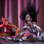 Dancers of the Rosario Cardenas company perform during the celebration of the 50th anniversary of the Union of Writers and Artists of Cuba at the Great Theater in Havana, Cuba, Saturday, Aug. 20, 2011.



(AP Photo/Javier Galeano)