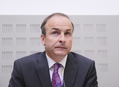 Fianna Fáil leader Micheal Martin