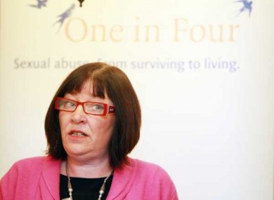 One in Four's Maeve Lewis at the publication of the report yesteray.