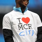 He couldn't figure out how to put on a warm-up bib during a game (May 2011):
Balotelli became a YouTube hit in the States when he tried and failed for over a minute to put on a bib before warming up in a Europa League game.
Eventually, a Man City employee gave him some help, and he was able to get the thing on.