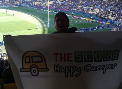 Sean and flag make it back to