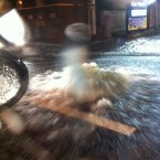 A drain spews out water at Malahide Road at Donneycarney - submitted by a TheJournal.ie reader