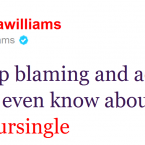 Serena Williams has yet to find the right man unfortunately.