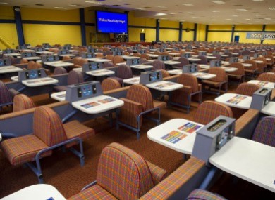 The empty Rock Bingo hall in November
