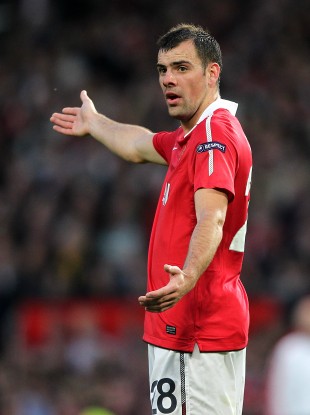 Gibson very rarely features for Manchester Untied.