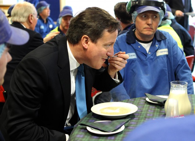 David Cameron visits Scotland