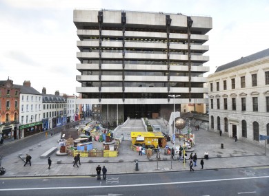 The Central Bank on Dame Street in Dublin