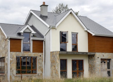 File photo of an unoccupied house in Co Leitrim.