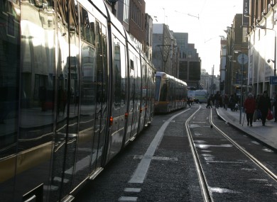 The Luas in Dublin