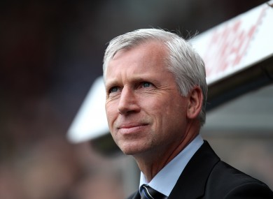 Pardew has had plenty to smile about lately.