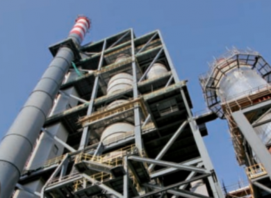 A kiln at the Irish Cement plant in Platin, Co Meath, Irish Cement's headquarters.
