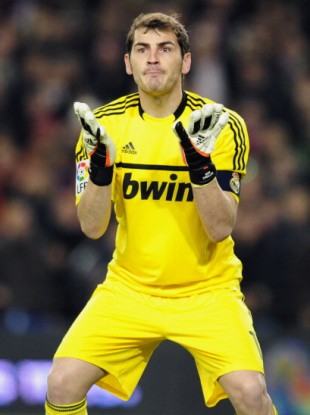 Confident: Real Madrid's goalkeeper Iker Casillas.