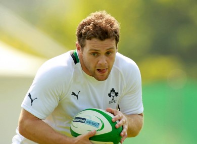 Darren Cave made his Ireland debut in 2009.