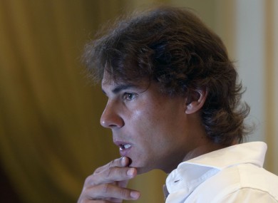 Nadal voiced his complaints following a loss to Fernando Verdasco.