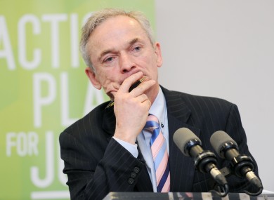 Minister for Jobs Richard Bruton