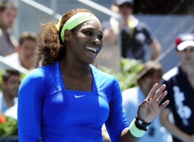 Williams beat Victoria Azarenka 6-1 6-3.