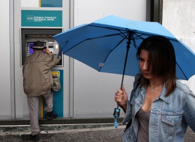 Rainy days for Greek banks