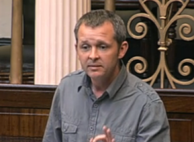 Richard Boyd-Barrett used time in Leaders' Questions to promote a protest against the Household Charge next month.