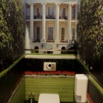 The new men's toilet in Warsaw, spruced up like the White house for Euro 2012. (AP Photo/Czarek Sokolowski)