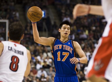 Lin was a sensation with the Knicks last season.