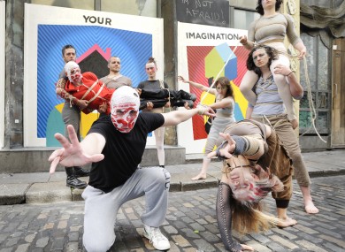 e Rubberbandits help announce this year's 16 day festival programme