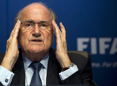 FIFA President Sepp Blatter.