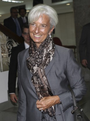 IMF Director General Christine Lagarde was