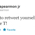 Officially the seventh fastest runner of all-time, Spearmon also solidified his status as the most meta tweeter out there with the above effort.