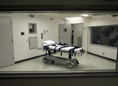 Alabama's lethal injection chamber at Holman Correctional Facility in Atmore (File image)
