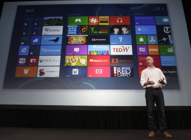 Kirk Koenigbauer, Corporate Vice President of Microsoft Office Division, speaks at a Microsoft event in San Francisco, Monday, July 16, 2012.