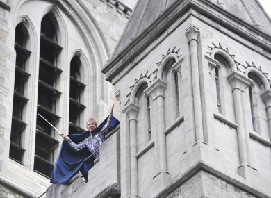 Hector O hEochagain at the launch of National Heritage Week at Christ Church Cathedral, Dublin