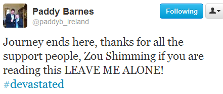 Barnes loses