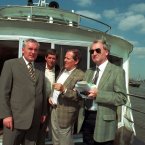 In Shanghai with a few notable faces in 1998. 