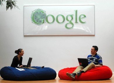 Staff in Google's Dublin HQ