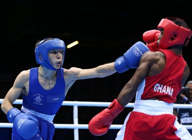 Michael Conlan with Duke Akeuth Micah.