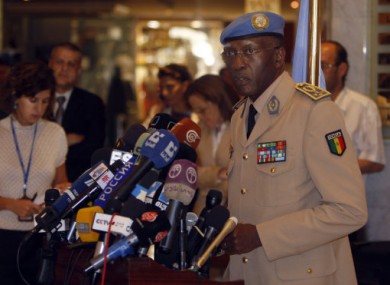 General Babacar Gaye, head of UNSMIS.