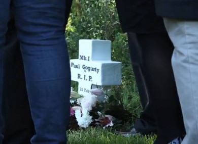 A still from the new video