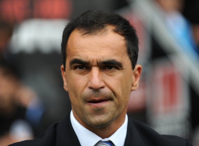 Roberto Martinez: staying out.