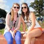 01/09/2012. Electric Picnic 2012. (LtoR) Mandy Doohan from Donegal and Ali Henshaw from Athlone pictured on the second day of the Electric Picnic music and arts festival in Stradbally Co Laois. Photo: Laura Hutton/Photocall Ireland