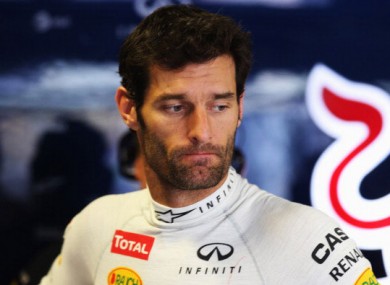 Mark Webber.